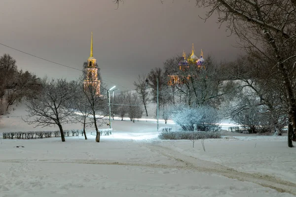 Kremlin Ryazan Estación Pereyaslavl Ryazansky Rusia Enero 2022 —  Fotos de Stock