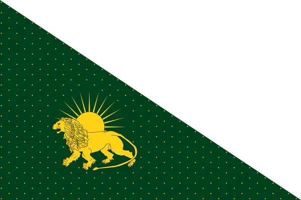 Прапор Імперії Великих Моголів 1526 1858 — стокове фото