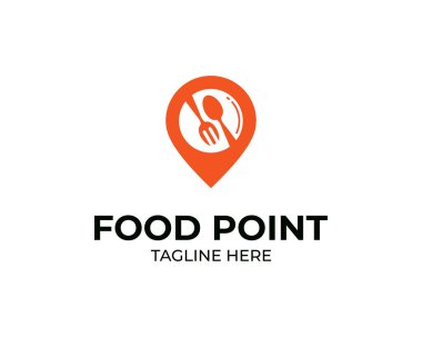 Food Point logo symbol or icon template