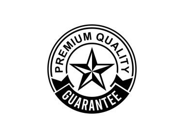 Premium quality guaranted medals set. Realistic Flat labels - badges, premium quality guaranted with star. Realistic icons isolated