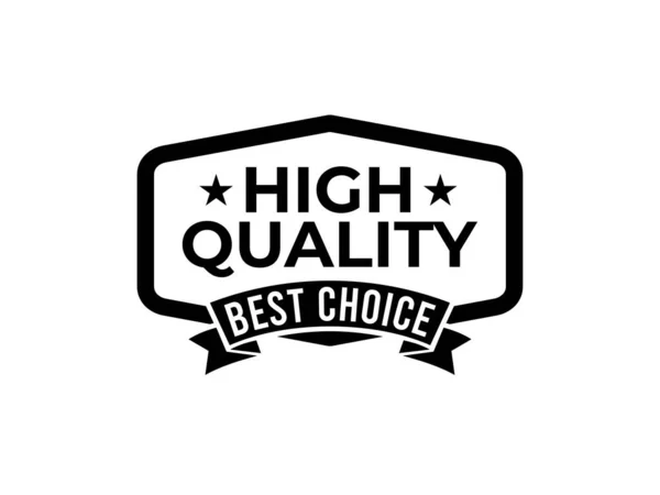 High Quality Best Choice Stars Badge Vintage Luxury Emblem Logo — Stockvektor