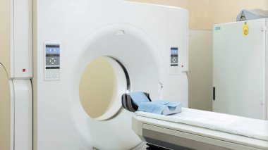 Computerized Axial Tomography - CAT scan machine in the hospital with no people
