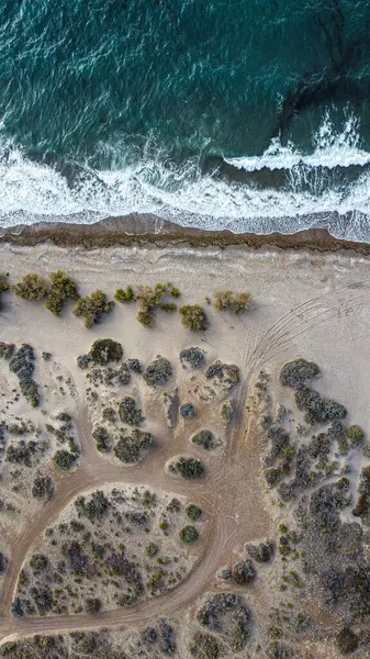 Playa del sur Argentino, Patagonya Arjantin 