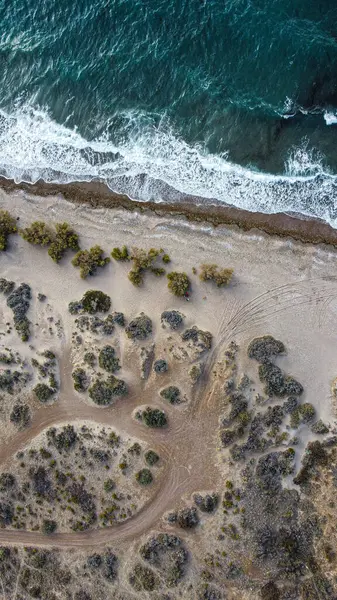 Playa del sur Argentino, Patagonya Arjantin 