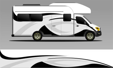 racing background vector for camper car wraps and more