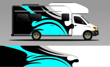racing background vector for camper car wraps and more