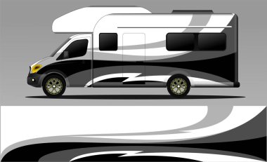 racing background vector for camper car wraps and more