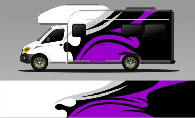 racing background vector for camper car wraps and more