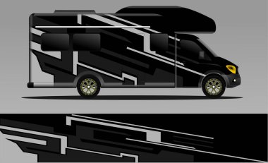 racing background vector for camper car wraps and more