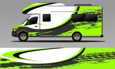 racing background vector for camper car wraps and more