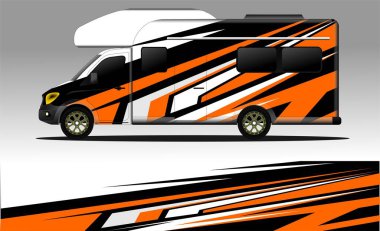 racing background vector for camper car wraps and more