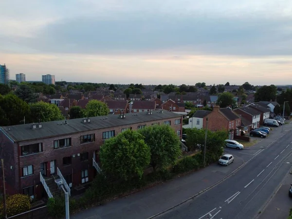 Gorgeous Aerial Footage High Angle Drone View Cityscape Landscape England — 图库照片