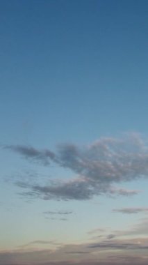 Beautiful Sky with Colourful Clouds, Drone's High Angle Footage over City of England UK