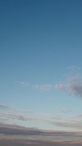 Beautiful Sky Colourful Clouds Drone High Angle Footage City England — 비디오