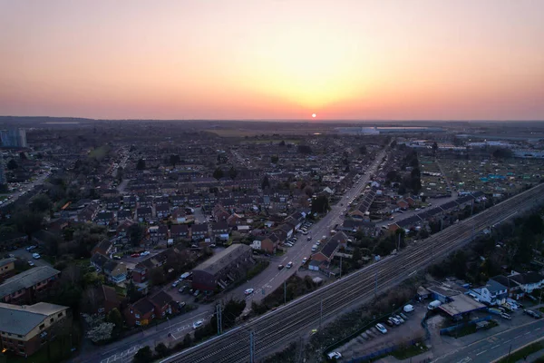Magníficas Imágenes Aéreas Alto Ángulo Drone View Cityscape Landscape England — Foto de Stock