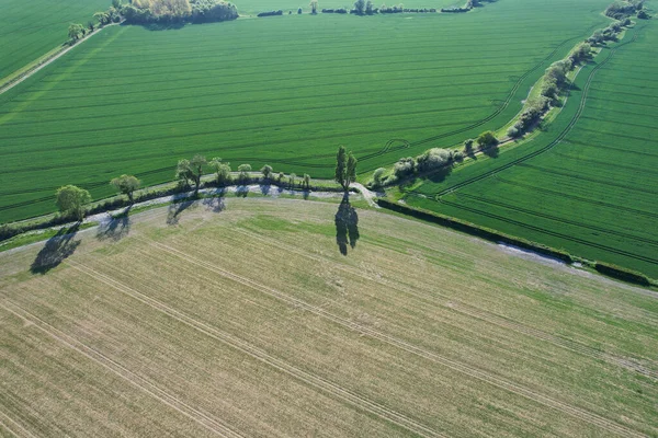 Gorgeous Aerial Footage High Angle Drone View Cityscape Landscape England — Zdjęcie stockowe