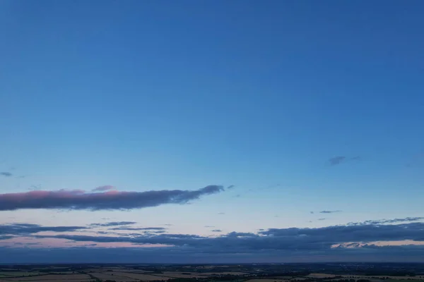 Gorgeous Aerial Footage High Angle Drone View Cityscape Landscape England — 图库照片