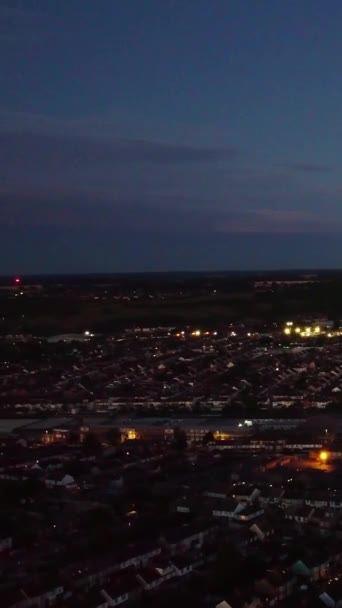 Atemberaubende Luftaufnahmen Hochwinkel Drohnen Ansicht Von Stadtbild Und Landschaft Von — Stockvideo