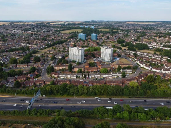 Superbes Images Aériennes Vue Aérienne Paysage Urbain Paysage Angleterre Grande — Photo