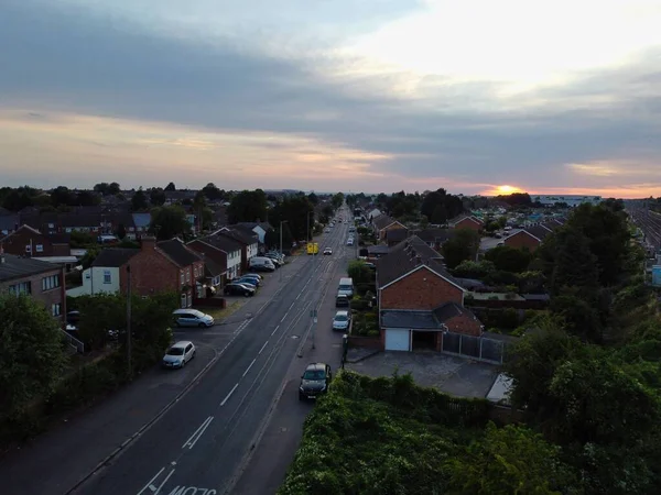 Gorgeous Aerial Footage High Angle Drone View Cityscape Landscape England — 图库照片