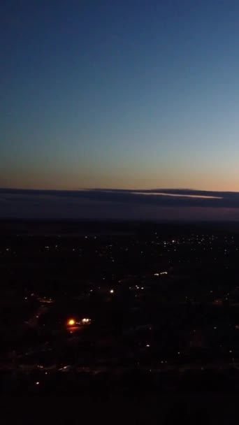 Gyönyörű Légi Felvétel Nagy Szögben Drone View Cityscape Landscape England — Stock videók