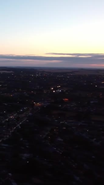 Великолепные Кадры Дрона Высоты Птичьего Полета Ландшафта Англии — стоковое видео