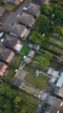 Muhteşem Hava Görüntüleri Yüksek Açılı Drone 'un Şehir Manzarası ve İngiltere' nin Manzarası Büyük Britanya İHA 'sının