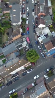 Muhteşem Hava Görüntüleri Yüksek Açılı Drone 'un Şehir Manzarası ve İngiltere' nin Manzarası Büyük Britanya İHA 'sının