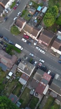 Muhteşem Hava Görüntüleri Yüksek Açılı Drone 'un Şehir Manzarası ve İngiltere' nin Manzarası Büyük Britanya İHA 'sının
