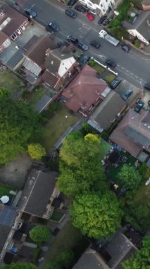 Muhteşem Hava Görüntüleri Yüksek Açılı Drone 'un Şehir Manzarası ve İngiltere' nin Manzarası Büyük Britanya İHA 'sının