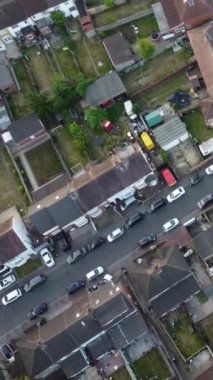 Muhteşem Hava Görüntüleri Yüksek Açılı Drone 'un Şehir Manzarası ve İngiltere' nin Manzarası Büyük Britanya İHA 'sının