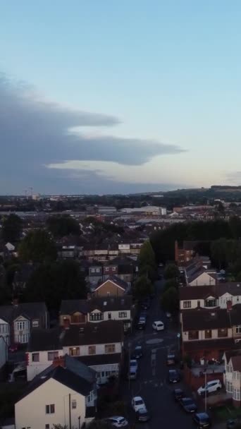 Gorgeous Aerial Footage High Angle Drone View Cityscape Landscape England — Video Stock