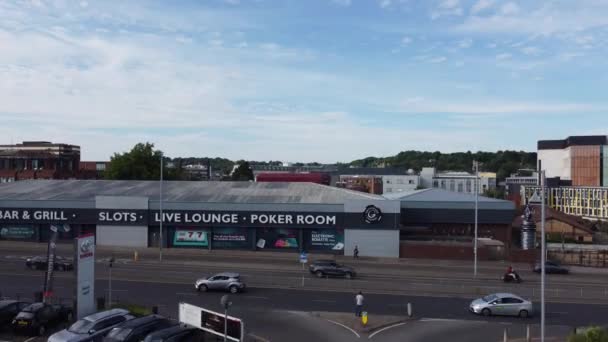 Nádherné Letecké Záběry Vysoký Úhel Drone View Cityscape Landscape England — Stock video