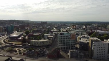 Muhteşem Hava Görüntüleri Yüksek Açılı Drone 'un Şehir Manzarası ve İngiltere' nin Manzarası Büyük Britanya İHA 'sının