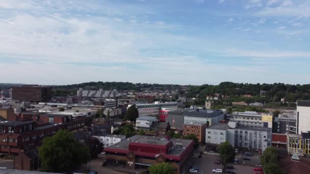 Lindas Imagens Aéreas Alto Ângulo Drone View Cityscape Landscape England — Vídeo de Stock