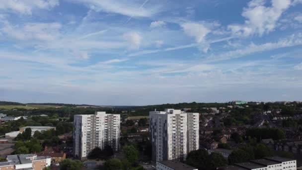 Magníficas Imágenes Aéreas Alto Ángulo Drone View Cityscape Landscape England — Vídeos de Stock
