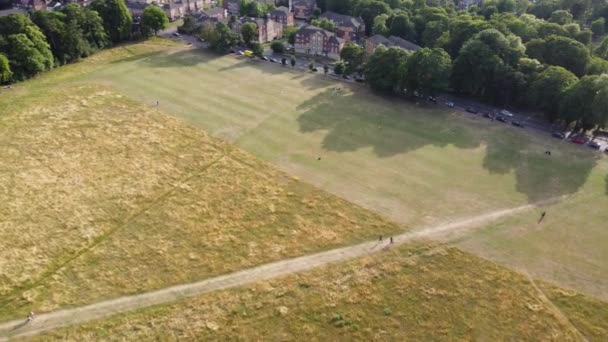 Schitterende Luchtbeelden Hoge Hoek Drone View Cityscape Landscape England Britse — Stockvideo