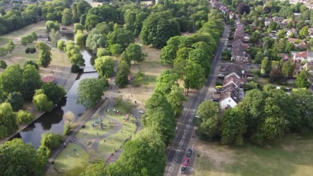 Splendida Aerial Metraggio Alto Angolo Drone View Cityscape Landscape England — Video Stock