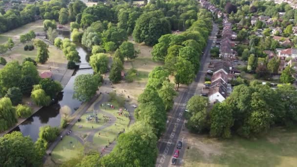 Gorgeous Aerial Footage High Angle Drone View Cityscape Landscape England — 图库视频影像