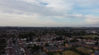 Muhteşem Hava Görüntüleri Yüksek Açılı Drone 'un Şehir Manzarası ve İngiltere' nin Manzarası Büyük Britanya İHA 'sının