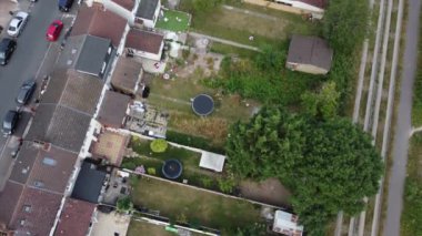 Muhteşem Hava Görüntüleri Yüksek Açılı Drone 'un Şehir Manzarası ve İngiltere' nin Manzarası Büyük Britanya İHA 'sının