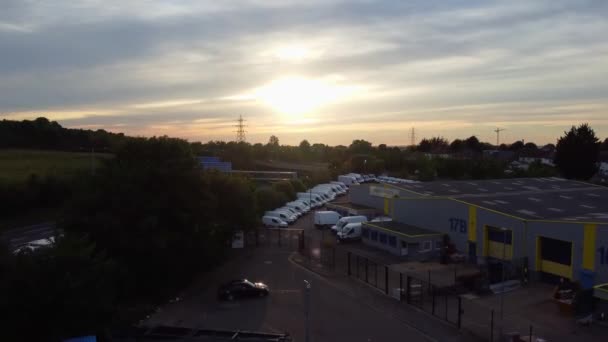 Atemberaubende Luftaufnahmen Hochwinkel Drohnen Ansicht Von Stadtbild Und Landschaft Von — Stockvideo