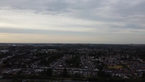 Gorgeous Aerial Footage High Angle Drone View Cityscape Landscape England — Vídeo de Stock