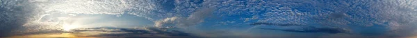 Sky Colourful Clouds Drone High Angle Footage City England — Zdjęcie stockowe