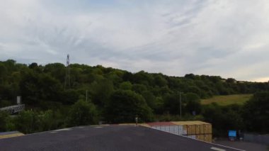 Muhteşem Hava Görüntüleri Yüksek Açılı Drone 'un Şehir Manzarası ve İngiltere' nin Manzarası Büyük Britanya İHA 'sının