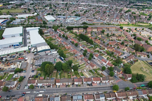Luchtbeelden Door Drone Hoge Hoek Uitzicht Van Londen Luton City — Stockfoto