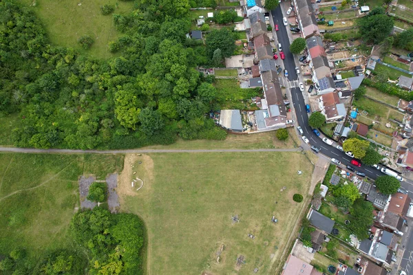 British City Aerial View High Angle Footage Luton Town England —  Fotos de Stock