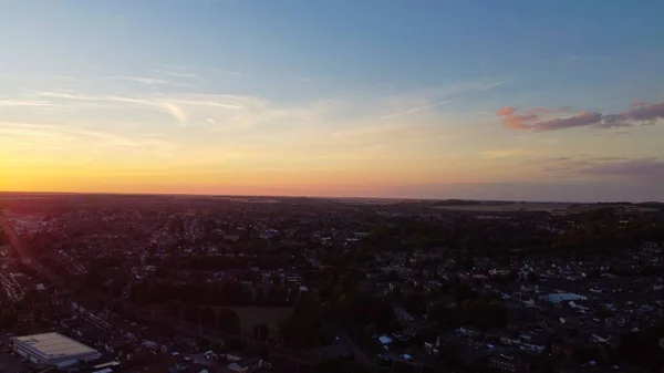 Aerial Footage Drone High Angle View London Luton City England — 图库照片