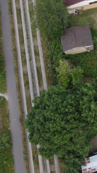 Imágenes Aéreas Alto Ángulo Vista Drone Del Paisaje Urbano Paisaje — Vídeos de Stock