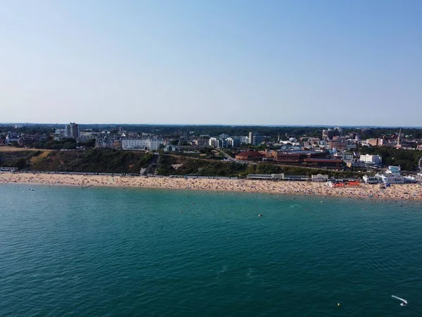 High Angle Footage Aerial View Ocean High Speed Boats People — Stock fotografie